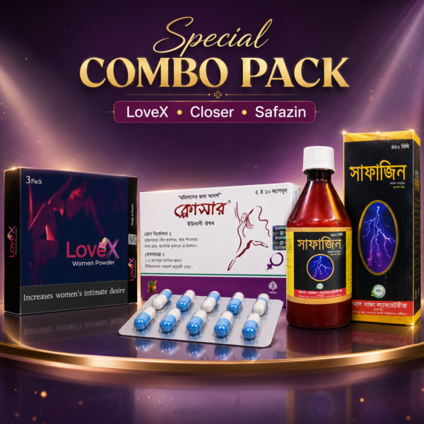 ক্লোসার–Closer Women 1 Box+ Love X 3 Pack+ Safajin